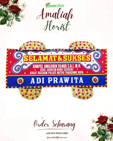 Papan Bunga Ucapan Selamat Kumelembuay